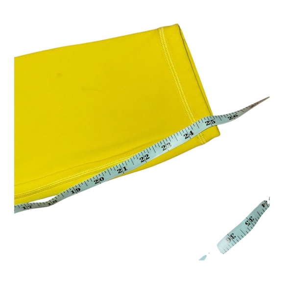 Lululemon Align High-Rise Pant 25", Yellow Serpentine, Size 14 - Picture 7 of 9